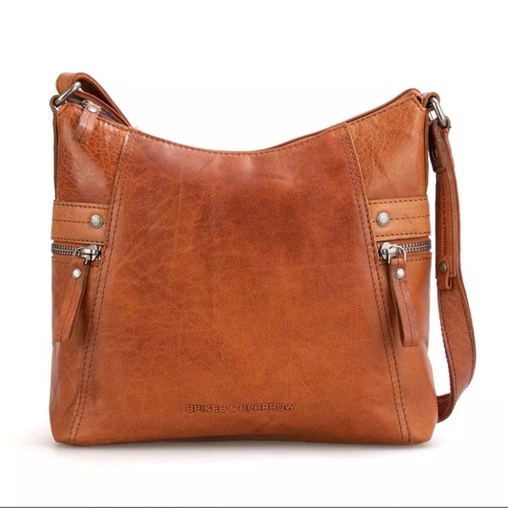 Crossbody leather bag by Spikes & Sparrow